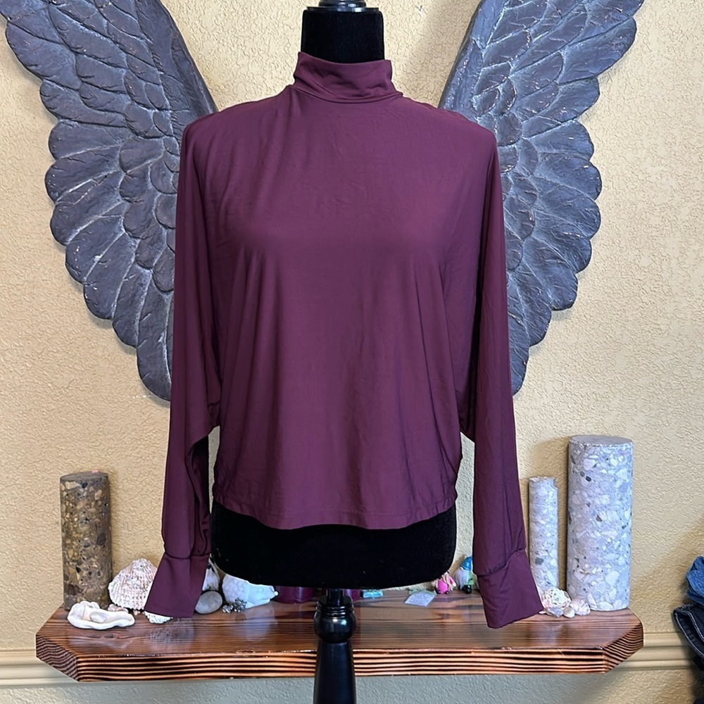 Dynamite Bat wing Longsleeve Shirt With mock neck
